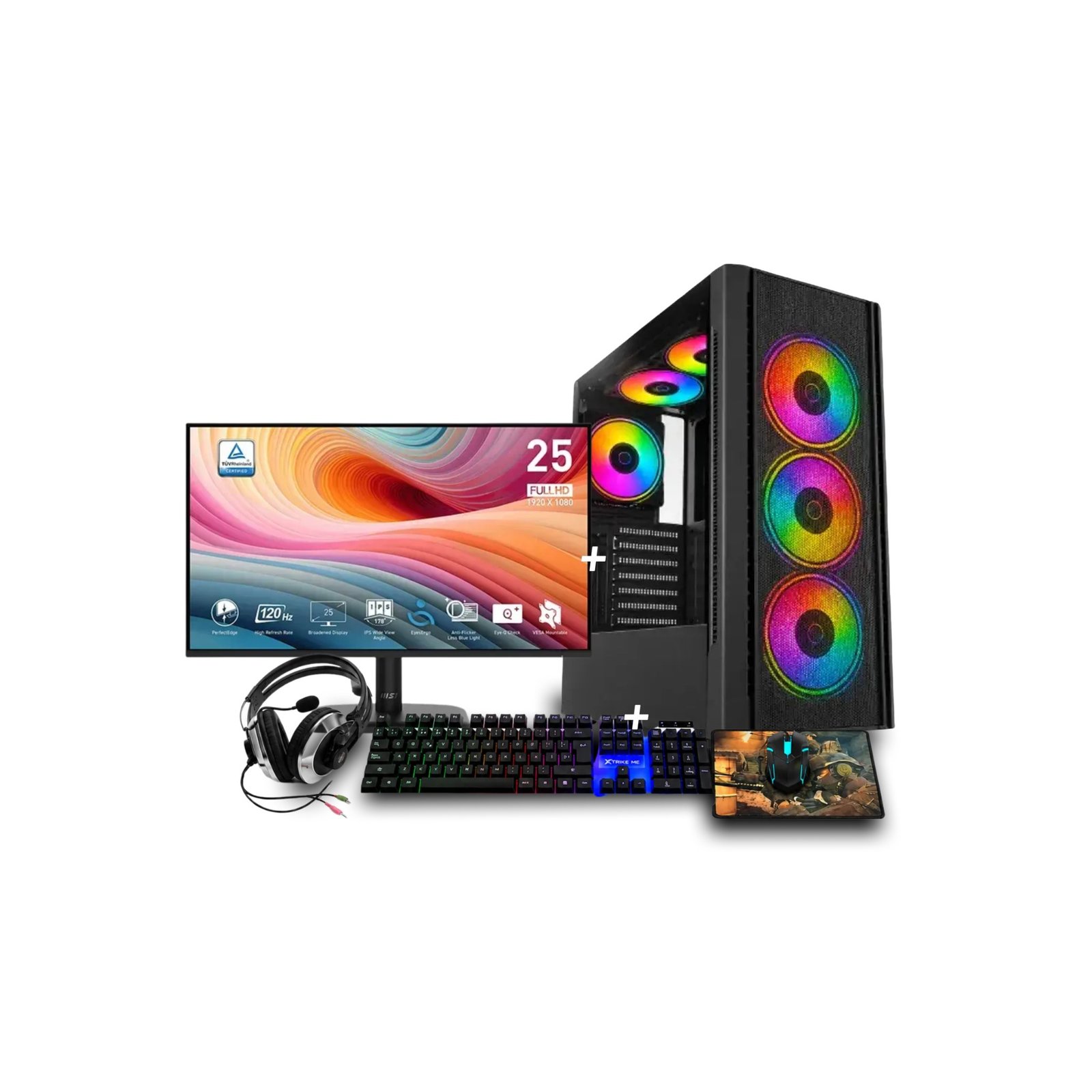IRON-Ryzen 5 3400G Vega 11 – 16Go RAM 3200MHz + SSD 512Go