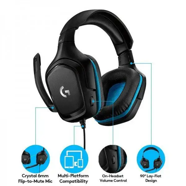 LOGITECH G432 - vue 2